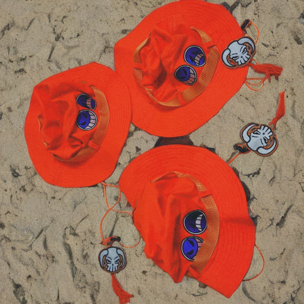 Fire Pirate Bucket(fisherman)Hat