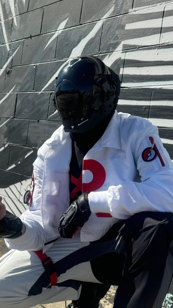 Rocket team windbreaker 2 in 1 bomber
