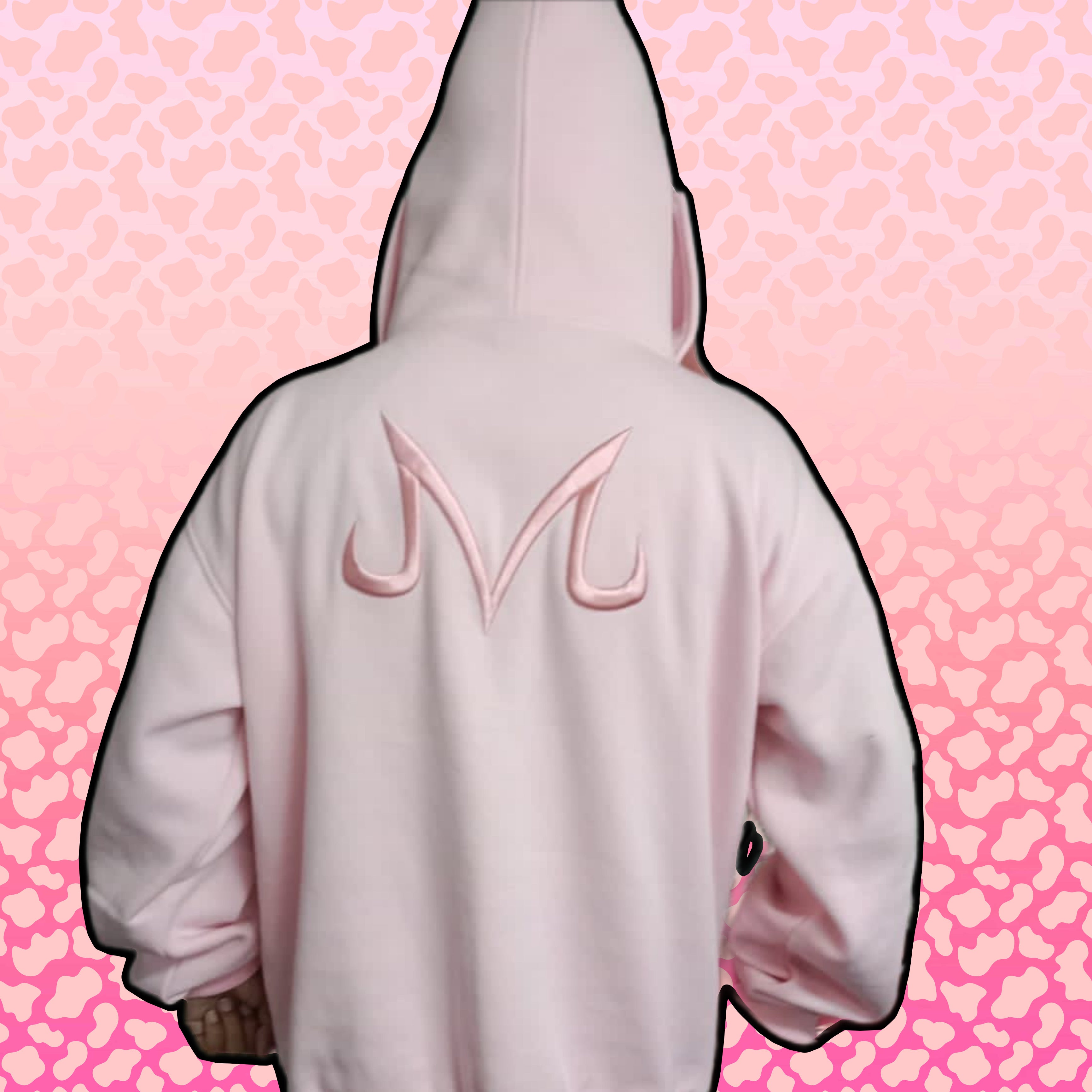 Majin demon oversized hoodie