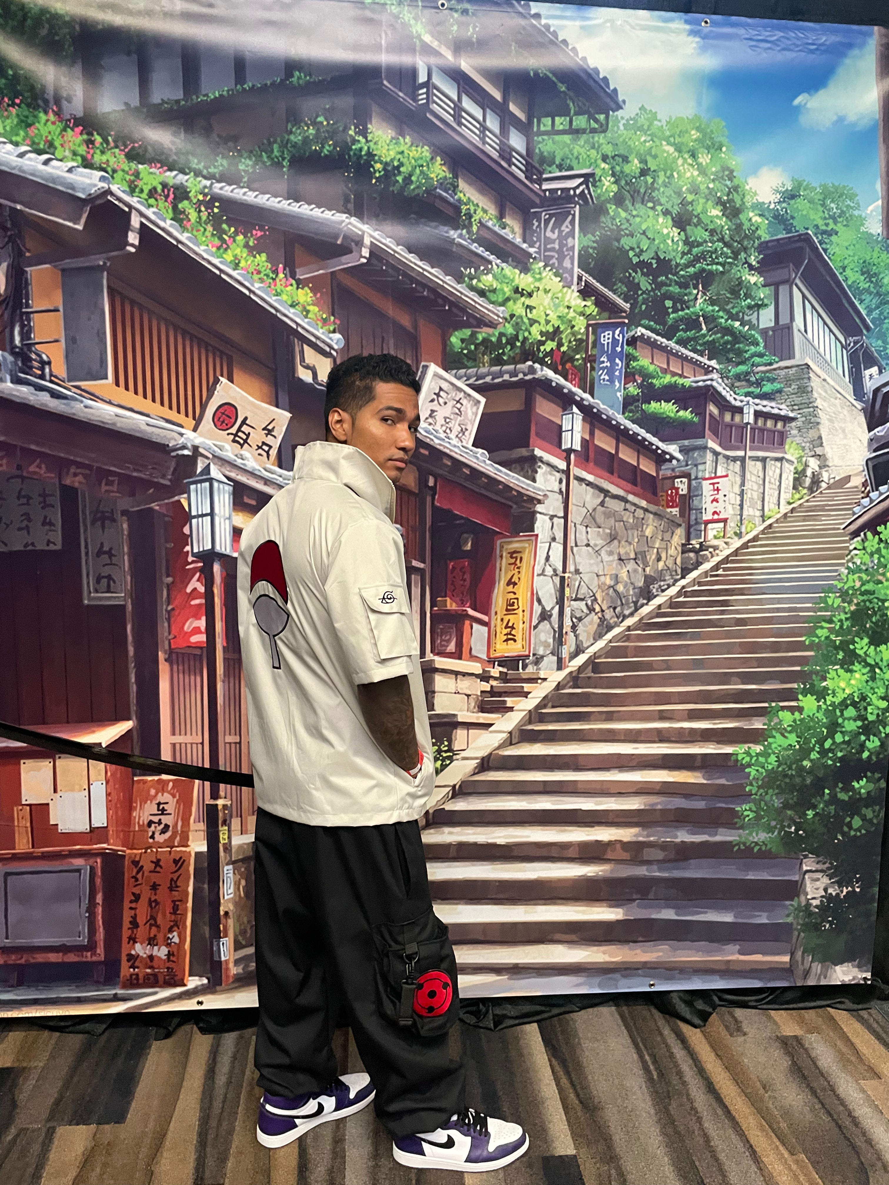 Leaf shinobi avenger Zip up windbreaker
