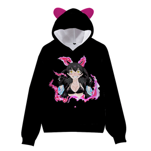 Tamaki Custom Unisex Adult Cat-eared Hoody Long sleeve Hoodie Sweatshirt