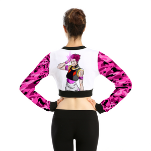 bungee gum Crop Zipper Jacket