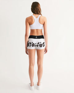 law womens shorts Women's All-Over Print Mid-Rise Yoga Shorts